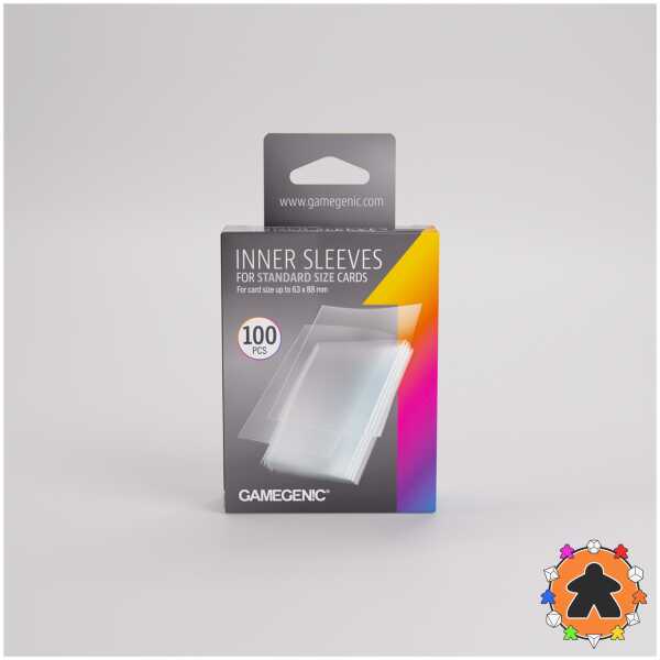 Gamegenic – 100 Inner Sleeves (64 × 89 mm)