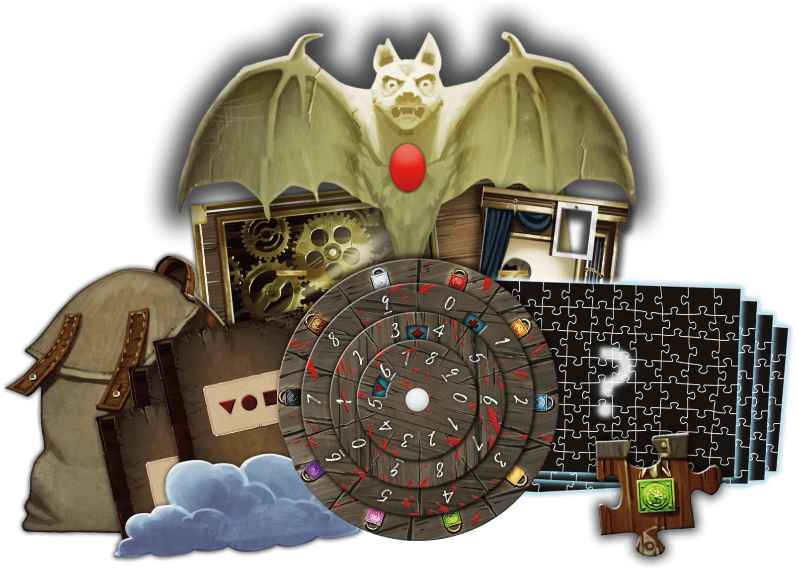 Exit-puzzle_Le-Chateau-Lugubre_Eclate