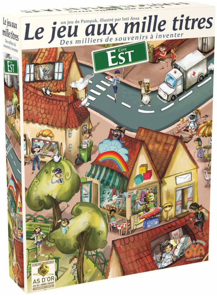 Le jeu au mille titres Est - boite