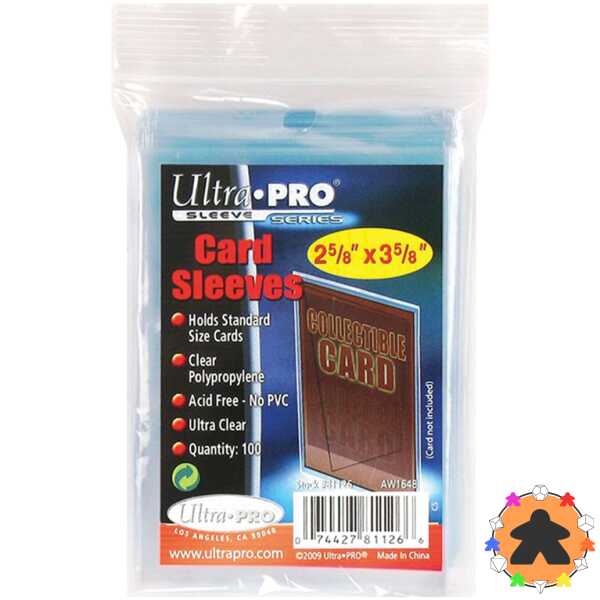 UP - Standard Sleeves - Penny Sleeves (100 Sleeves)