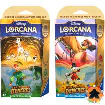 Lorcana S3 - Les Terres d'Encres - Lot de 2 starter decks