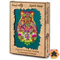 Puzzle en bois - Ours animé - 184 pcs