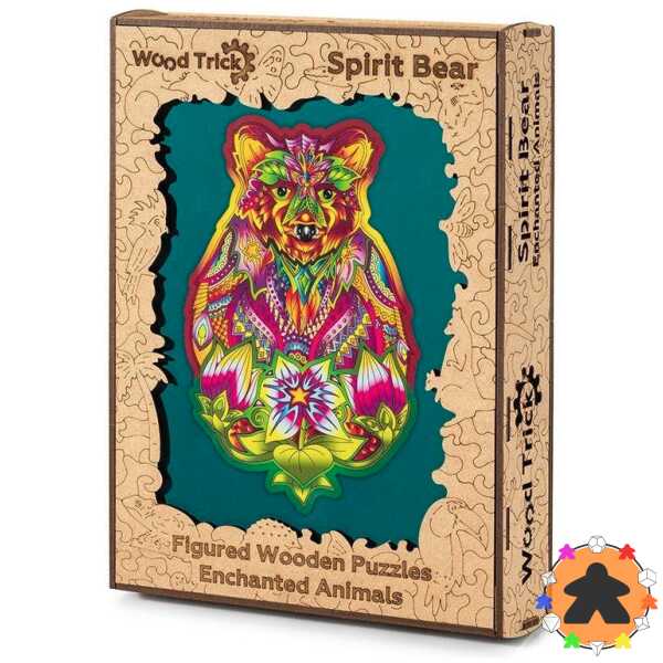 Puzzle en bois - Ours animé - 184 pcs