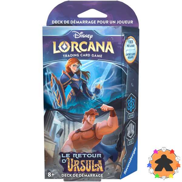 Lorcana - Le retour d'Ursula (S4) - Deck Saphir/Acier - Anna/Hercule