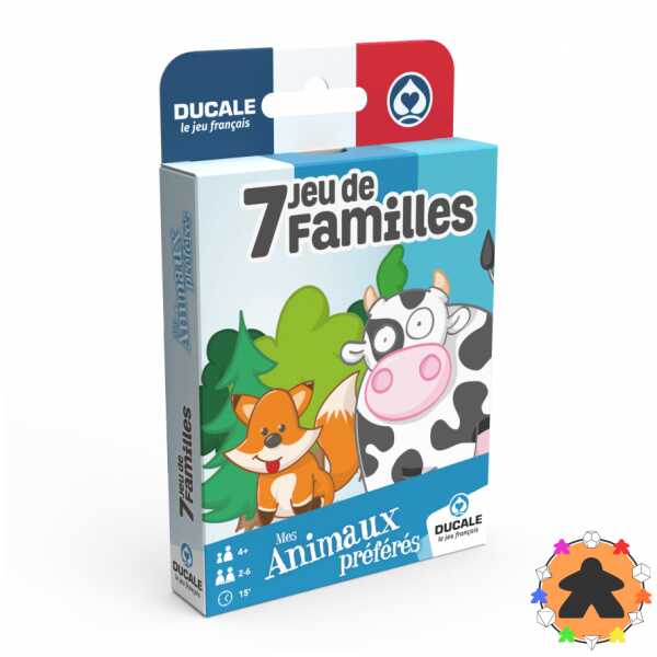 Jeu de 7 familles - Mes animaux préférés