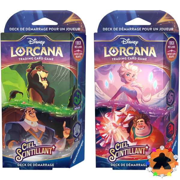 Lorcana - Ciel Scintillant (S5) - Lot de 2 decks différents (FR)