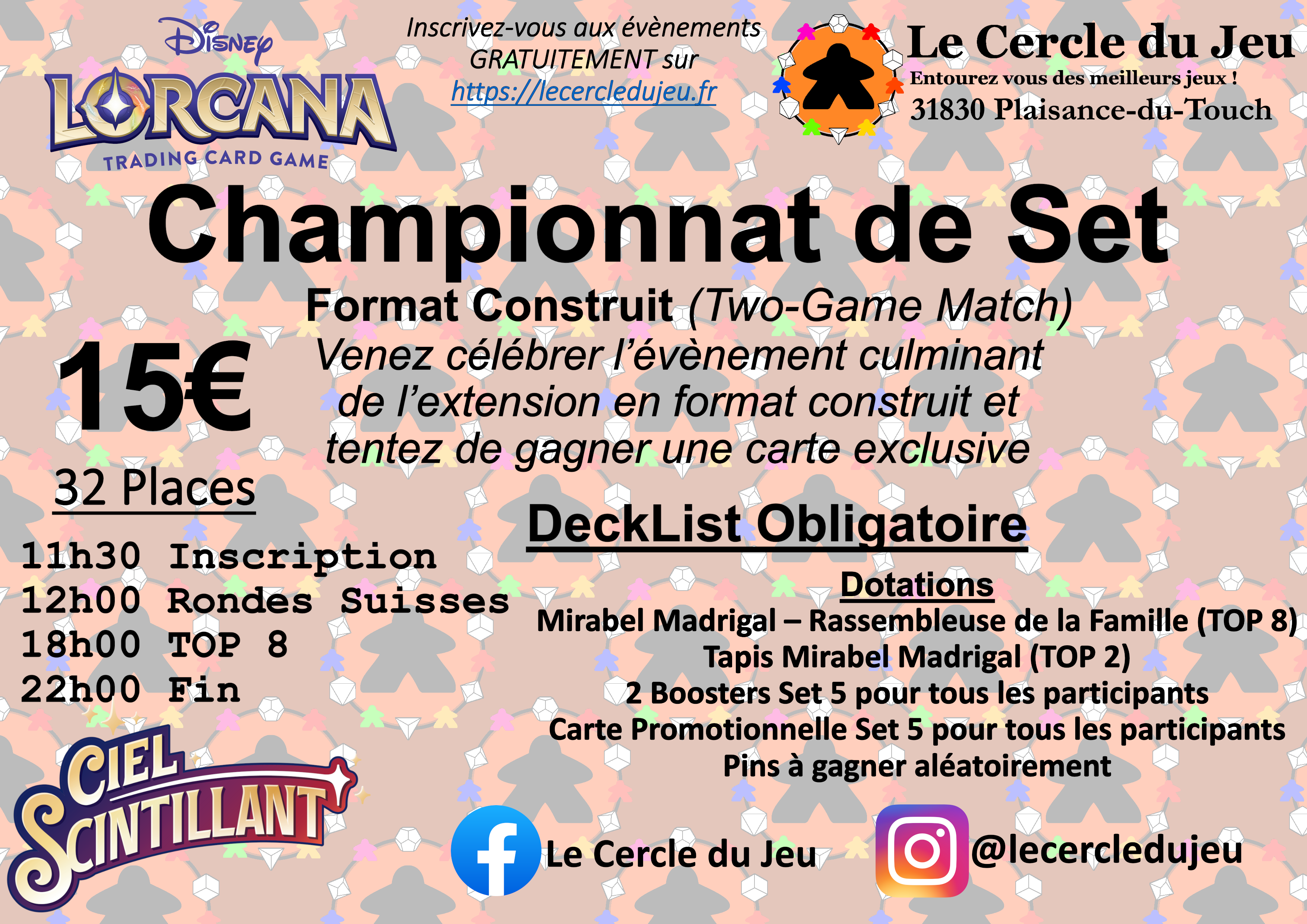 Championnat de Set 5 - Ciel Scintillant