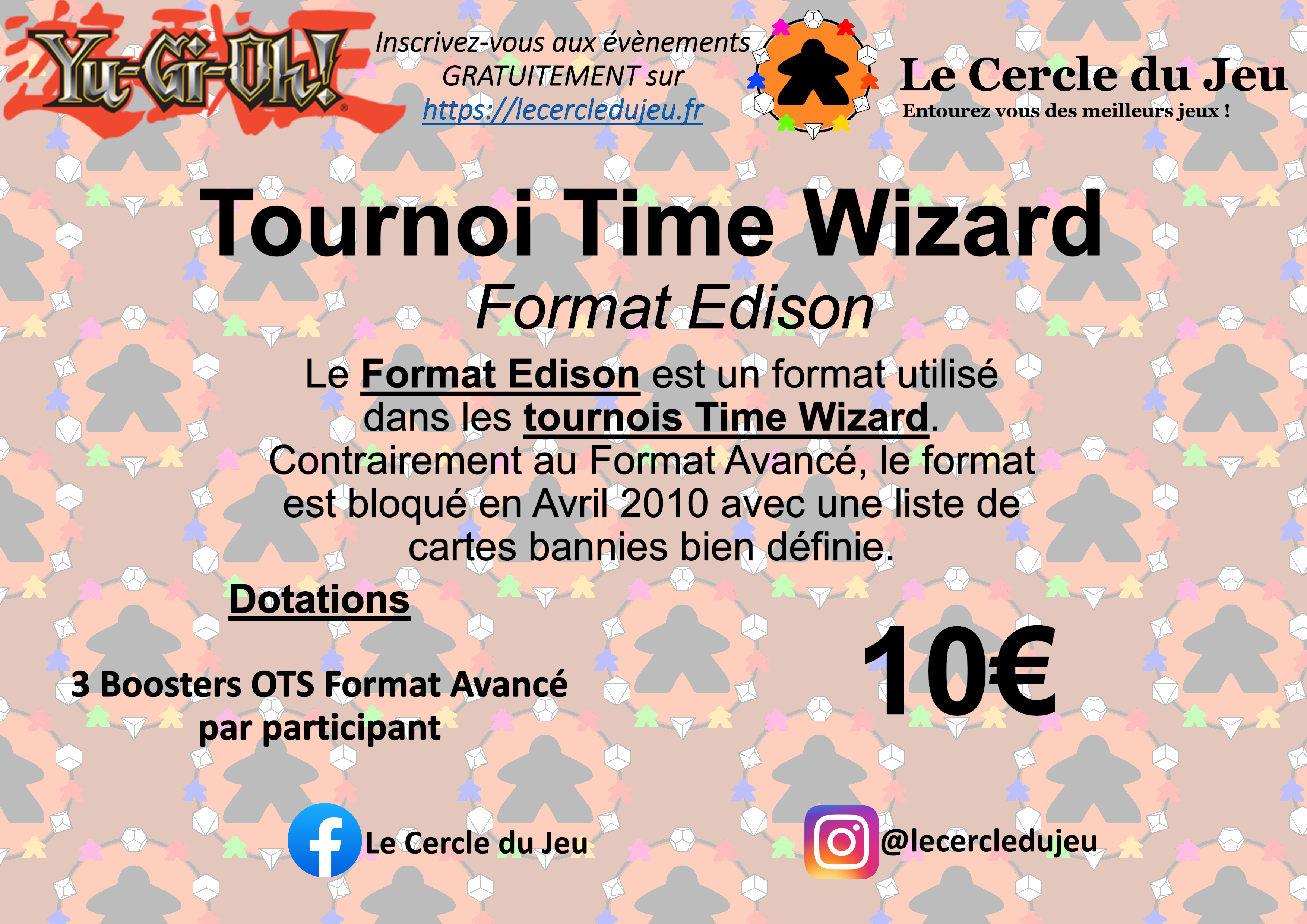 Tournoi Time Wzard - Format Edison