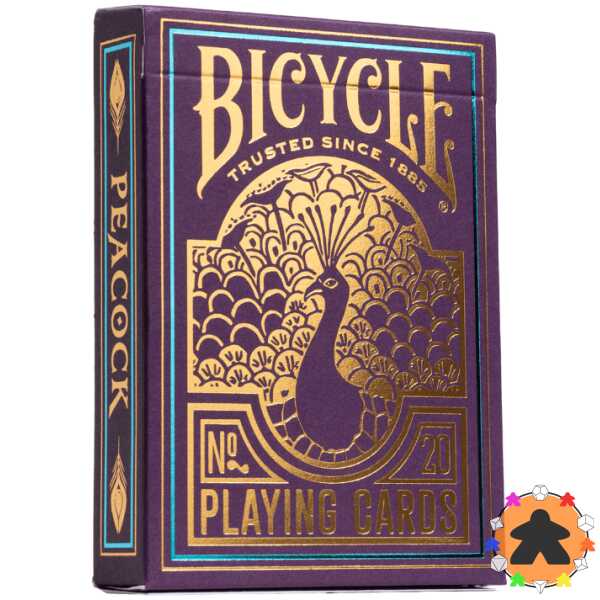 Jeu de cartes Bicycle - Le Paon Violet