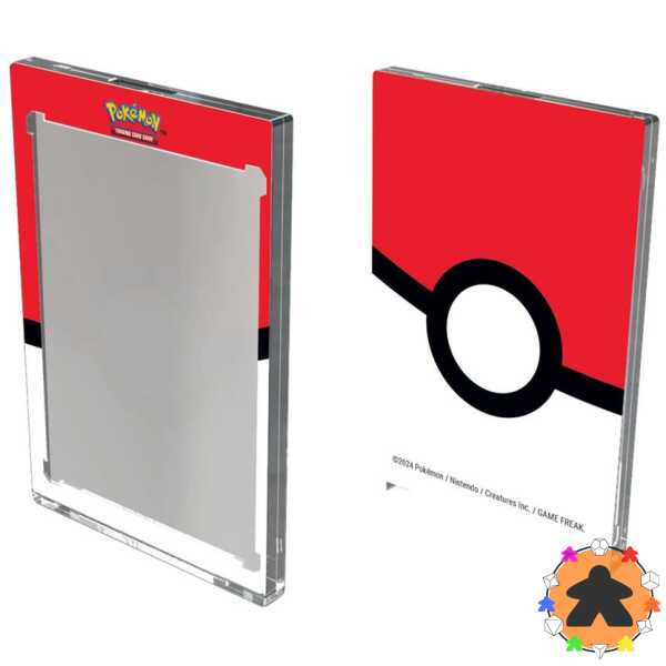 UP - Single 35 Pt ONE-TOUCH Edge - Pokéball Printed Magnetic Card Holder for Pokémon