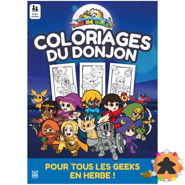 Mon Premier Jeu de Rôle - Coloriages du Donjon