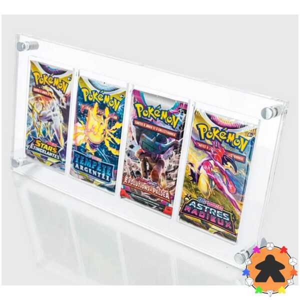 PHOENIX SHIELD - Présentoir acrylique pour 4 boosters