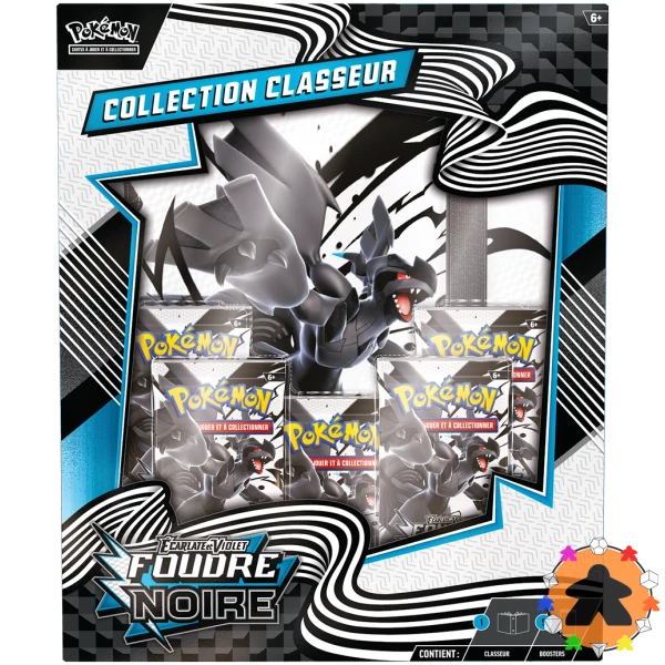 Pokémon - Foudre Noire - Portfolio (A4) + 5 boosters