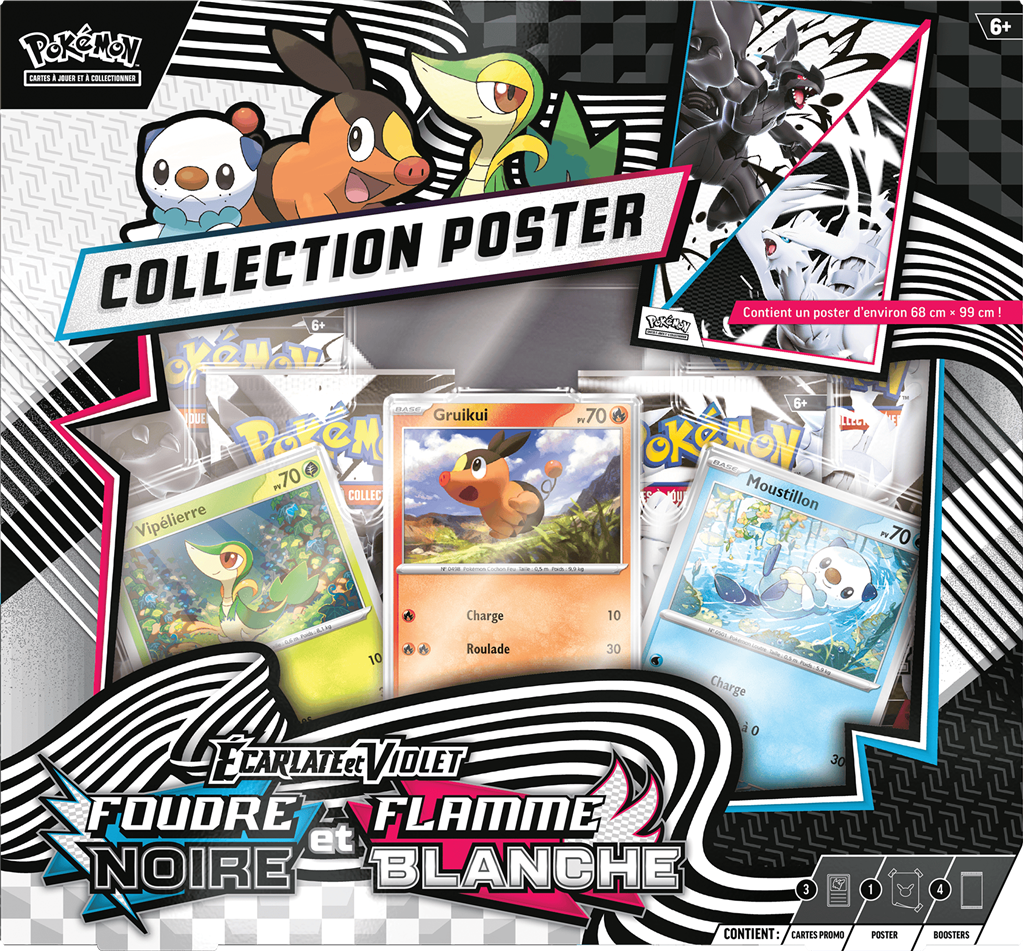 Pokémon - Foudre Noire & Flamme Blanche (EV10.5) - Coffret Poster
