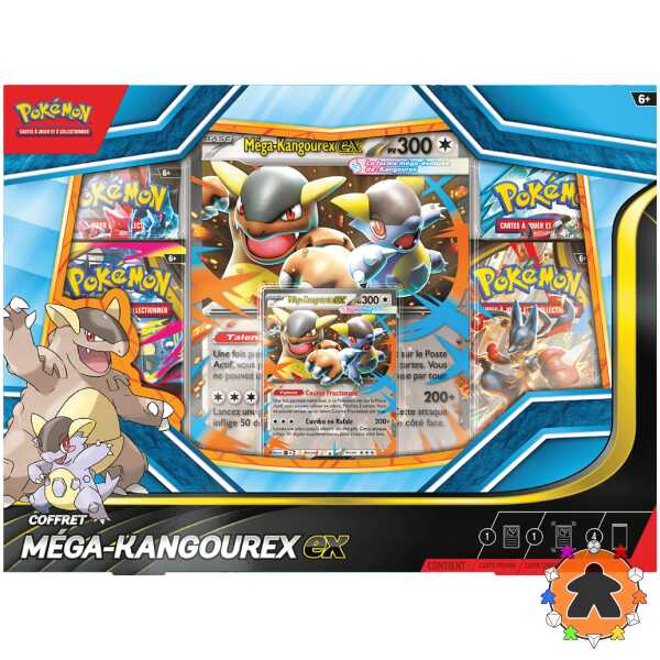 Pokémon - Coffret Méga-Kangourex (4 boosters)
