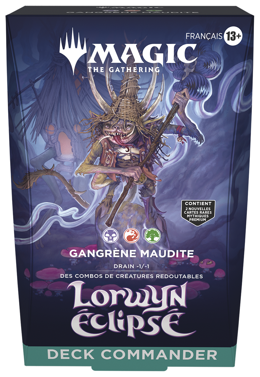 MTG - Lorwyn Eclipsé - Deck commander - Gangrène maudite (FR)