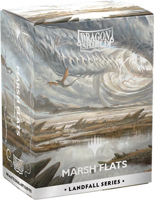 Dragon Shield - MTG Landfall - Marsh Flats (100 Sleeves)