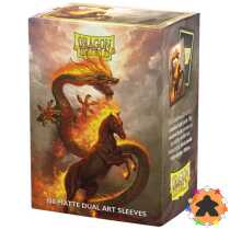 Dragon Shield - Dual Matte Art Sleeves - Fire Horse (100 Sleeves)