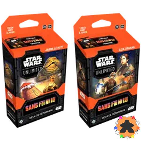 Star Wars Unlimited - Sans Foi Ni Loi - Lot de 2 decks de démarrage différents (FR)