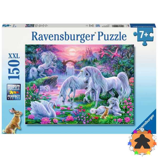 Puzzle 150 pièces XXL - Licornes au coucher de soleil