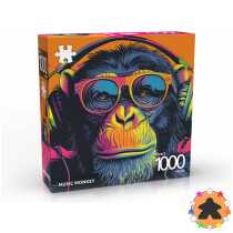 Puzzle 1000 pièces - Music Monkey