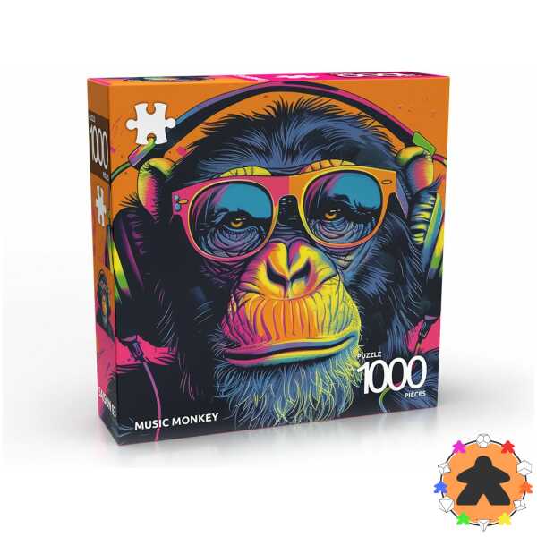 Puzzle 1000 pièces - Music Monkey