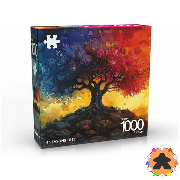 Puzzle 1000 pièces - 4 Seasons Tree