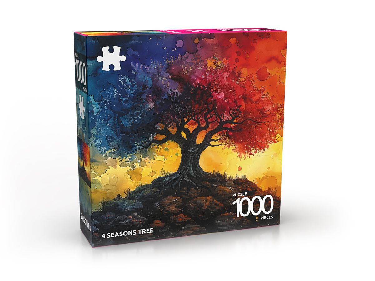 Puzzle 1000 pièces - 4 Seasons Tree