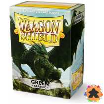 Dragon Shield Matte - Green (100 Sleeves standards)