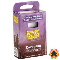 Dragon Shield - European Standard 59x92mm - 100x Clear Board Game Sleeves