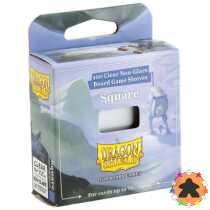 Dragon Shield - Square 70x70mm - 100x Clear Board Game Sleeves