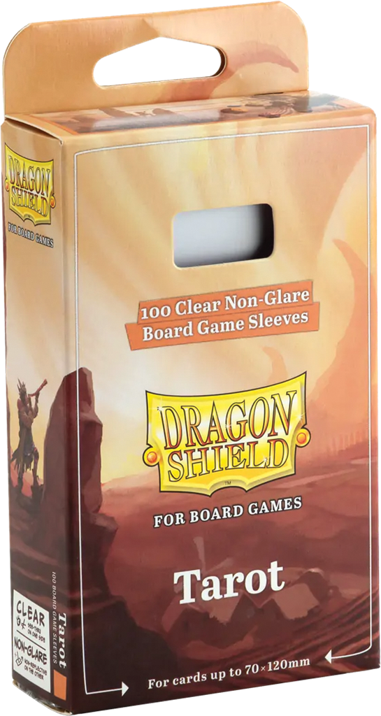 Dragon Shield - Tarot 70x120mm - 100x Clear Board Game Sleeves