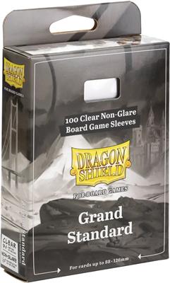 Dragon Shield - Grand Standard 88x126mm - 100x Clear Board Game Sleeves