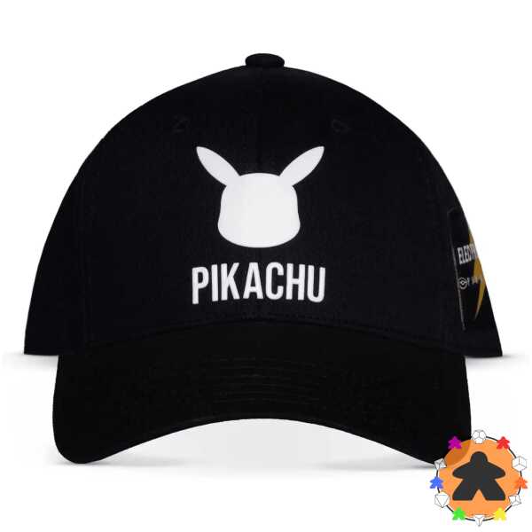 Pokémon - Casquette ajustable Pikachu Noir & Blanc