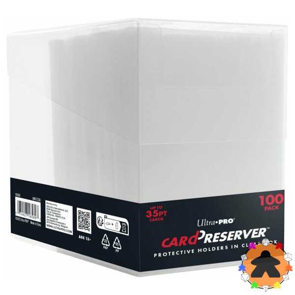 UP - Card Preservers in Clear Box (100 Pieces)