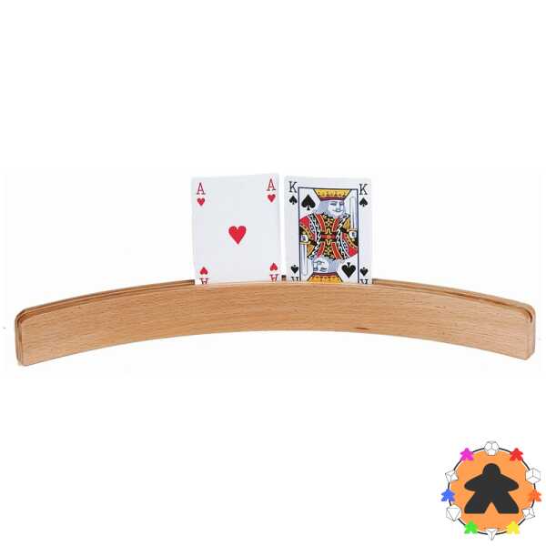 Porte-cartes bois 35cm
