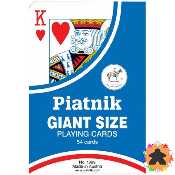 Piatnik - Jeu de 54 cartes géantes