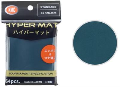 KMC - Standard Sleeves - Hyper MAT Green (64 Sleeves)