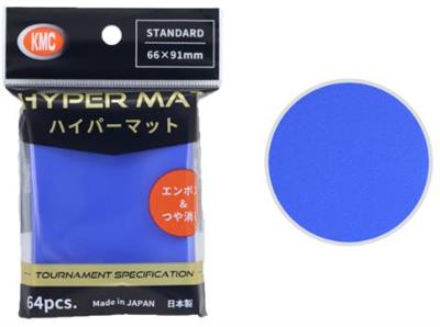 KMC - Standard Sleeves - Hyper MAT Aqua (64 Sleeves)