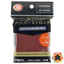 KMC - Standard Sleeves - Hyper Strong Red (64 Sleeves)