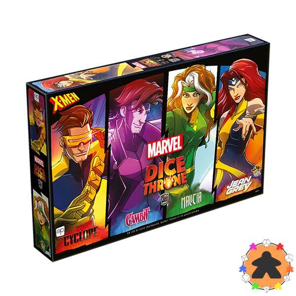 Dice Throne Marvel - Cyclope, Gambit, Malicia, Jean Grey