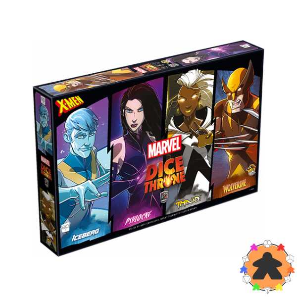 Dice Throne Marvel - Iceberg, Psylocke, Tornade, Wolverine