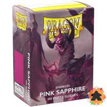 Dragon Shield - Matte Pink Sapphire (100 sleeves standard size)