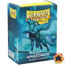 Dragon Shield - Matte Amazonite (100 sleeves standard size)
