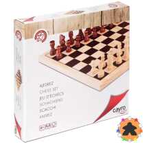 Echecs En Bois 30X30 Cm