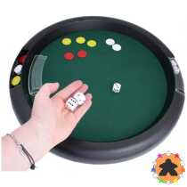 Smir - Piste 46 Cm, 5 Dés De Yam's, 21 Jetons - Sous Film