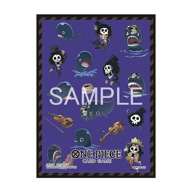 One Piece Card Game - Official Sleeve 14 - Brook et Laboon