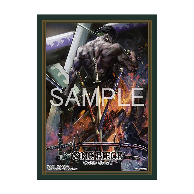 One Piece Card Game - Official Sleeve 14 - Roronoa Zoro