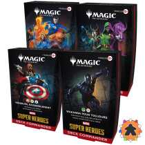 Marvel Super Heroes - Lot de 4 decks commander différents