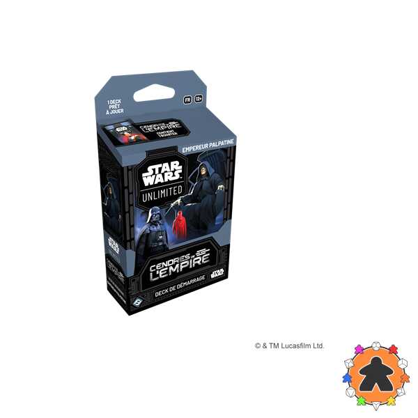 Star Wars Unlimited (SWU) - Cendres de l’Empire - Deck de démarrage - Empereur Palpatine (FR)
